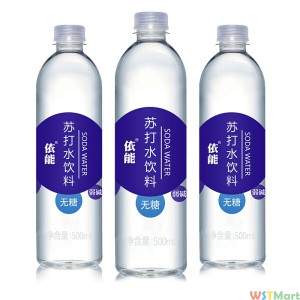 依能 加锌 无糖无汽弱碱 苏打水饮料 500ml*15瓶 塑膜量贩装